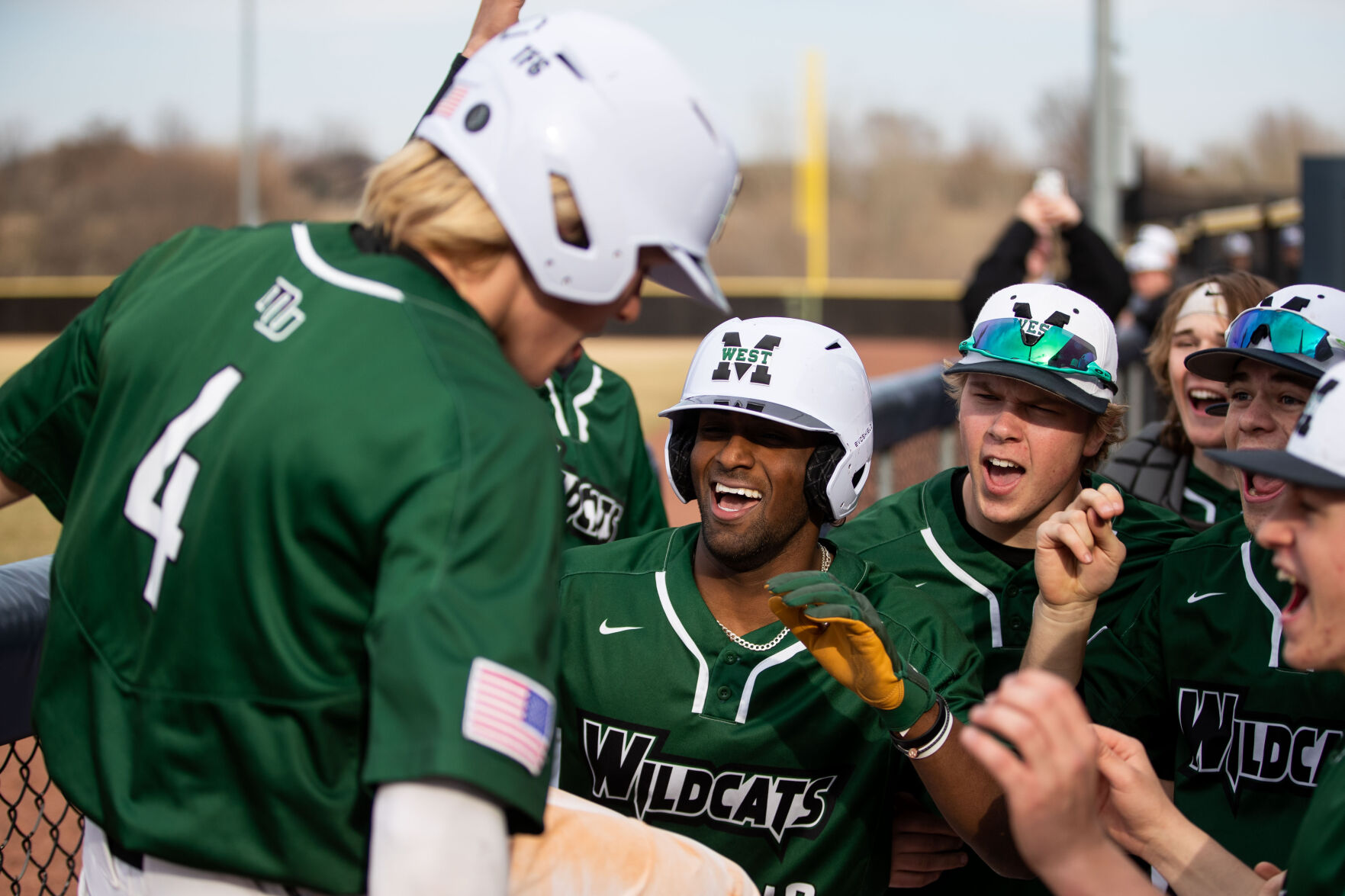 Dugout Celebration